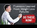 7 Lessons I've Learned From Weight Loss Failures