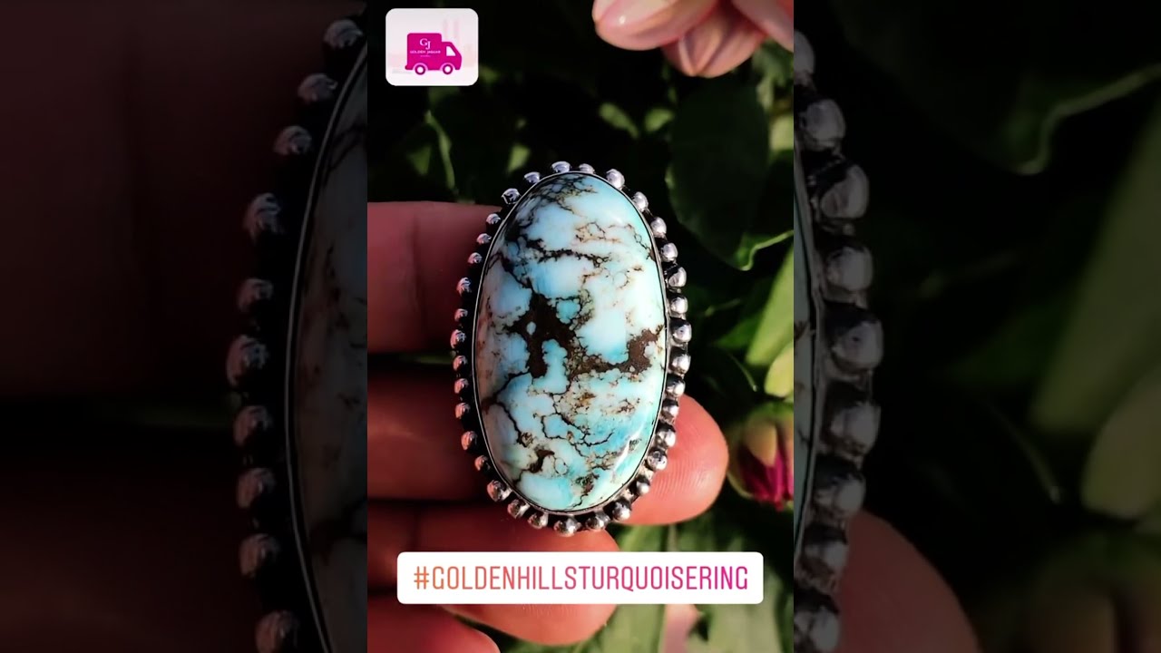 Golden Hills Turquoise | Handmade 925 Ring