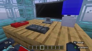 Minecraft mostrando a Casa de Água