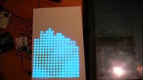 24x16 RGB LED Display - Spectrum Analyzer