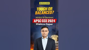 APSC Prelims 2025 Exam | Mridul Sir reviews APSC Prelims GS Paper #apscprelims #apsc