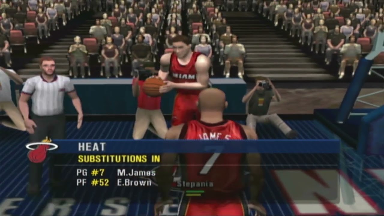 NBA Inside Drive 2003 Nets vs Heat