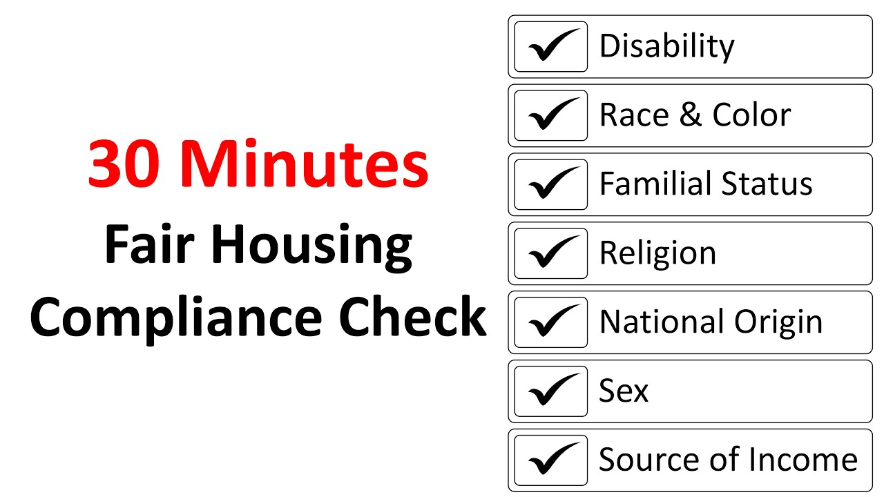 Fair Housing Compliance Check in Just 30 Minutes