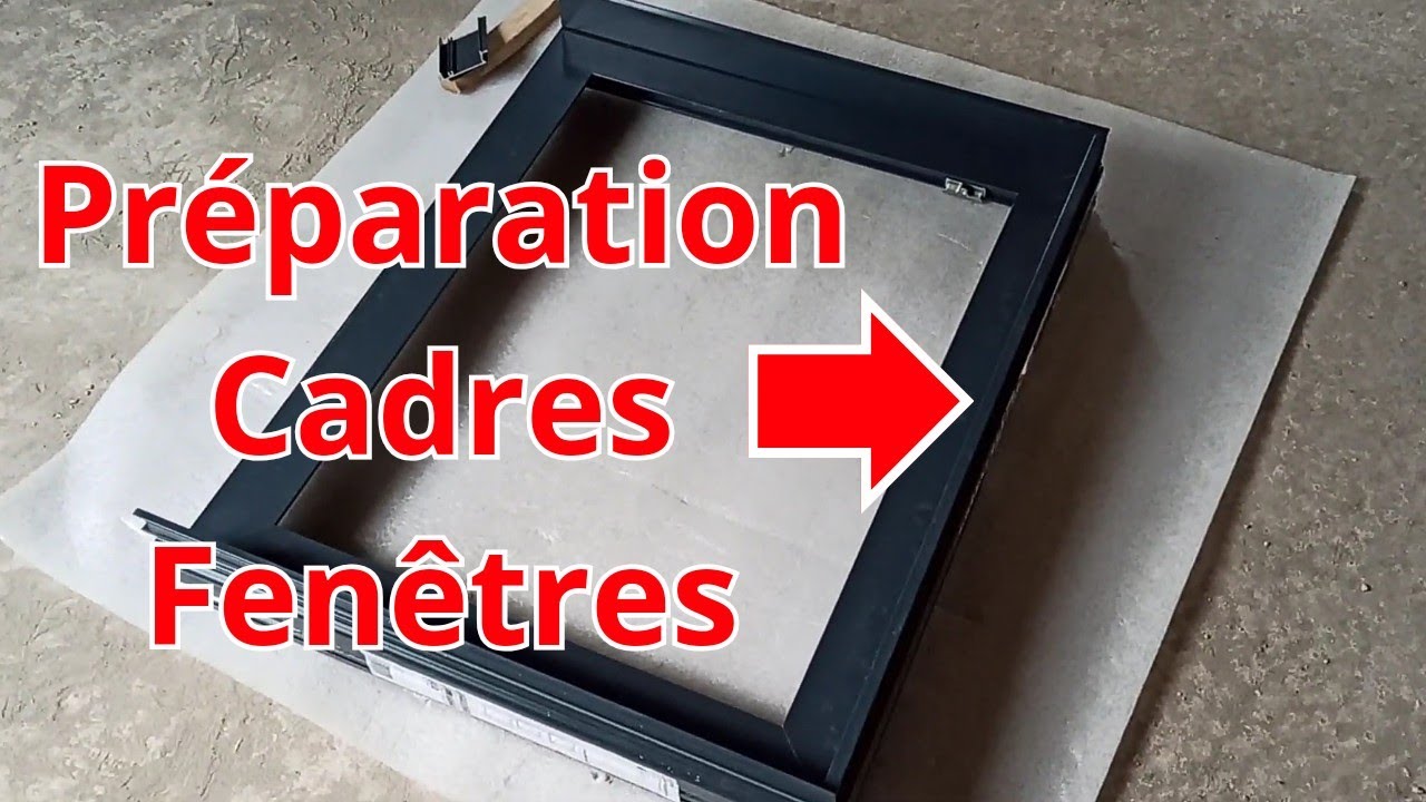 Construction de Maison : Préparation des Cadres des Fenêtres - YouTube