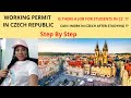 Work Permit In Czech Republic ,Step By Step | Work And Study | Work After Studying .