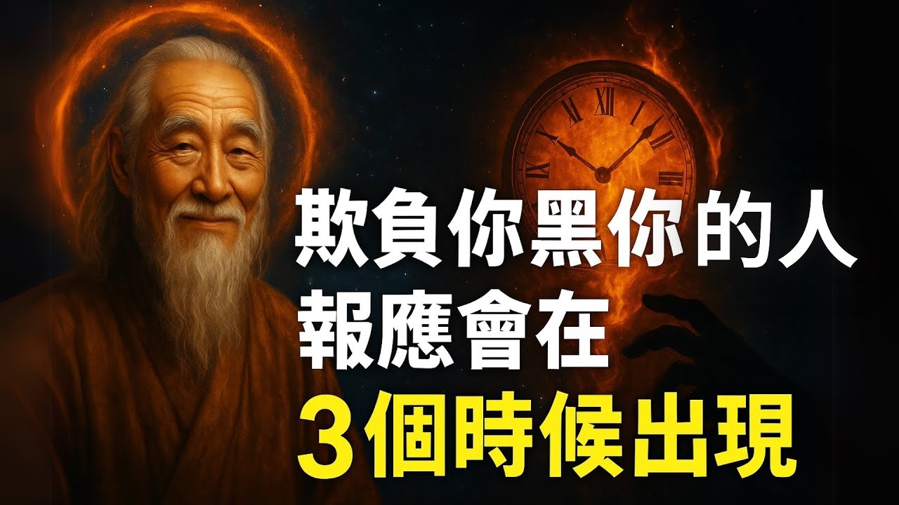 欺負你黑你的人，報應會在這三個時候出現 | 智慧之海 | 智慧 人生 哲學