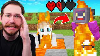 Minecraft Hardcore, BUT We Share Health!