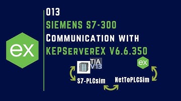 013 | SIEMENS PLC S7-300 Communication with KEPserverEx | In Simulation mode |