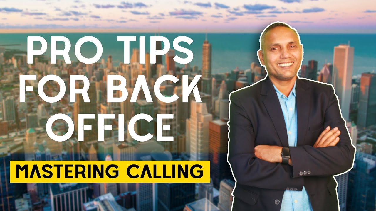 Mastering Real Estate Calling Back Office Q&A Session Sanat Thakur