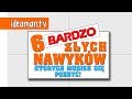 6 BARDZO ZŁYCH NAWYKÓW, których MUSISZ się pozbyć