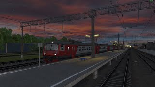 Trainz 2019: ЭД4М-0441, поезд №6787/6788 Московский вокзал — Мга