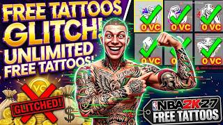 FREE TATTOOS in NBA 2K27! Unlimited Free Tattoos Glitch