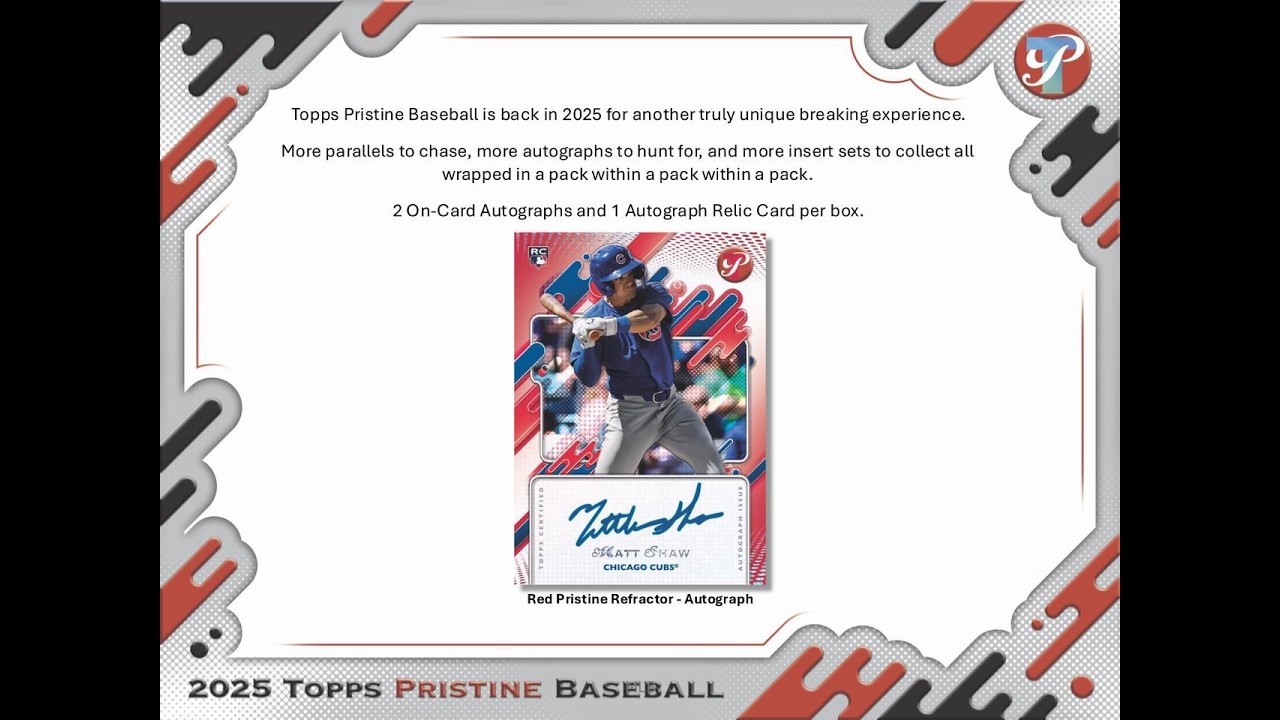2025 Topps Pristine Baseball Full Case PYT Pick Your Team Break #2 - 2/13/26