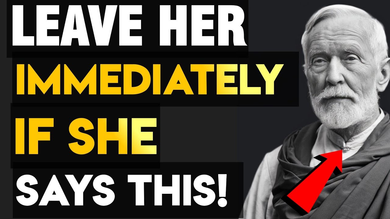 Если женщина говорит тебе эти 5 вещей, уйди от неё | Стоицизм