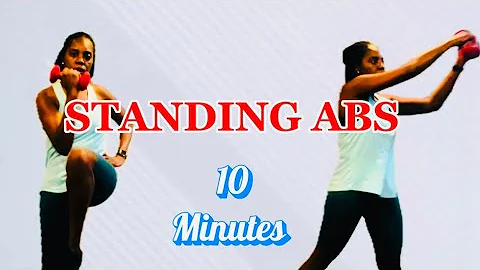 10 Minute Dumbbell Standing Abs Workout  | High Intensity Strength #abs