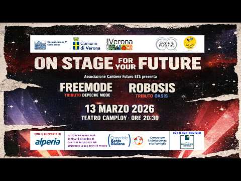 Video Concerto benefico ON STAGE for your future al teatro Camploy