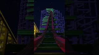 Malicious Night POV – Insane Dark Coaster Ride! Planet Coaster #shorts