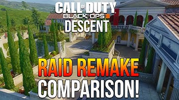 RAID REMAKE (EMPIRE) BEFORE & AFTER COMPARISON! - Black Ops 3 "Descent" (DLC 3)