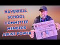 Haverhill school committee violates open meeting law