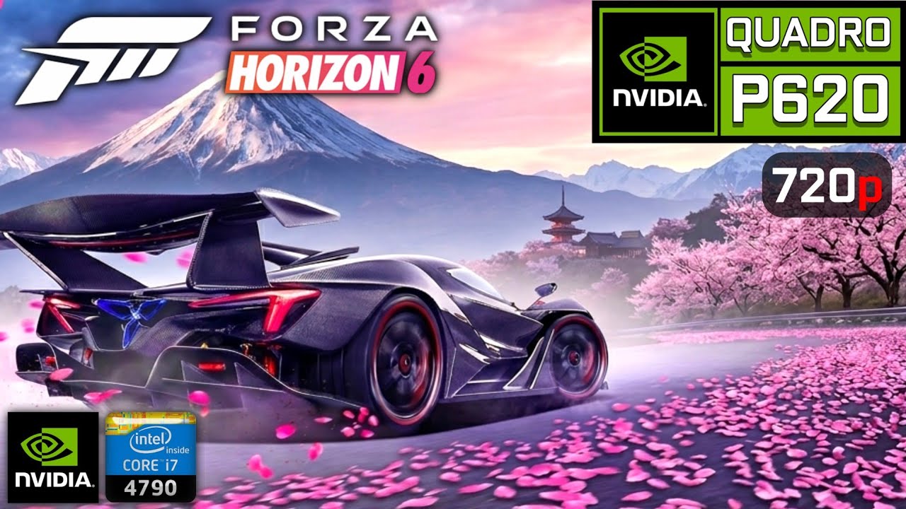 Forza Horizon 6 | on Nvidia Quadro P620 2GB + i7 4790 + 16GB RAM