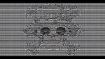 Make OnePieceLogo ASCII Art in minute ! | HG MAGIC