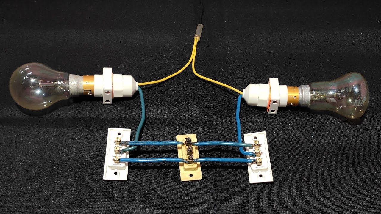 2 BULB CONTROLLED BY 3 SWITCH | STAIRCASE WIRING