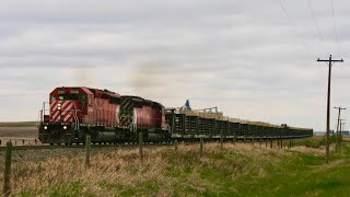 Multimark SD40-2’s!!! CP 5996 & CP 6055 Leads CWR-20 South near Crossfields Alberta