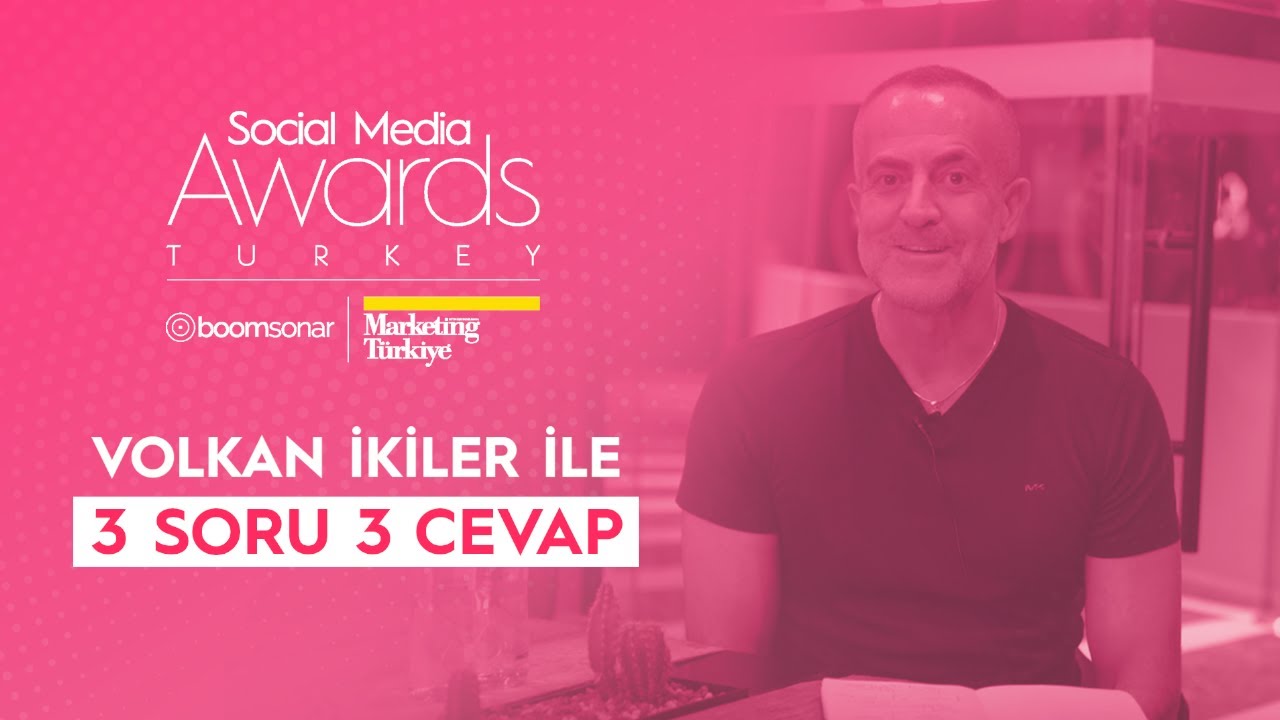 Social Media Awards Turkey 3 Soru 3 Cevap - Volkan İkiler