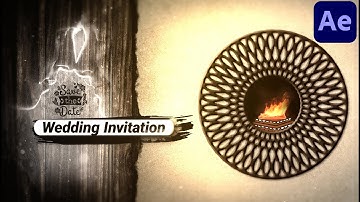 Cinematic Wedding Invitation Video Tutorial in Adobe After Effect  - 2022 ROHITVFX