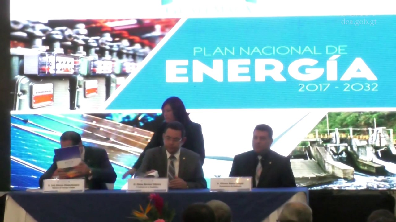 Gobierno presenta “Plan de Energía” que busca reducir emisión de gases de efecto invernadero centroamérica paises