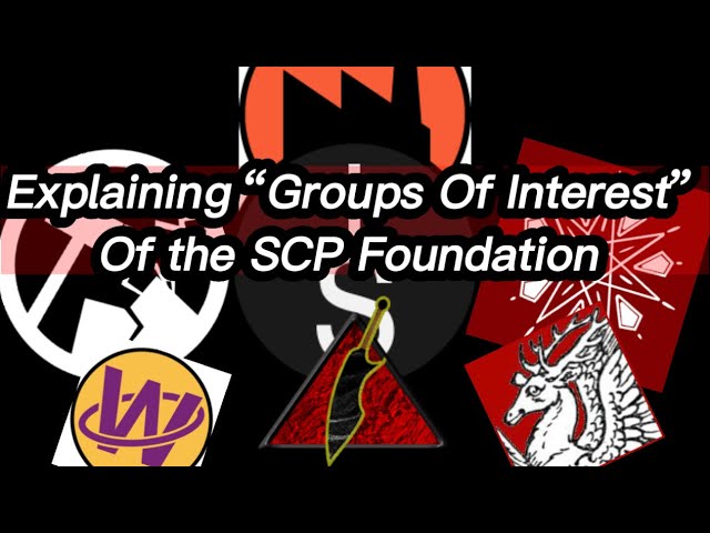 SCP Groups of Interest Explained: Chapter 1 - The Groups of