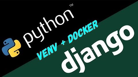 Python django venv приложение в Docker