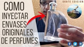 Cómo inyectar envases originales de perfumes en pocos pasos | Cómo reutilizar tus envases de perfume