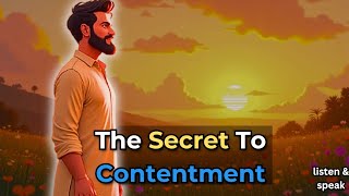 The Secret Of Contentment | Motivational Story | Learn English Through Story