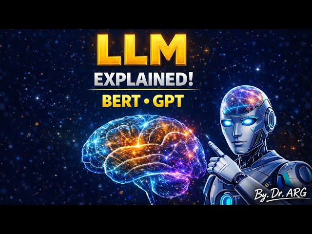 Large Language Models Explained | Token, Vector, Transformer (Hindi + English) | Dr. ARG