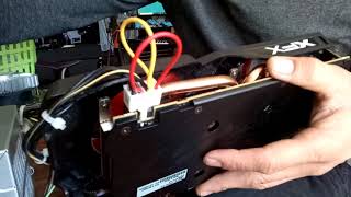 How to use a 6 pin power supply on a 8 pin graphics card