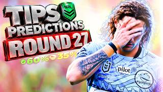 2026 Nrl Tips and Predictions Round 27