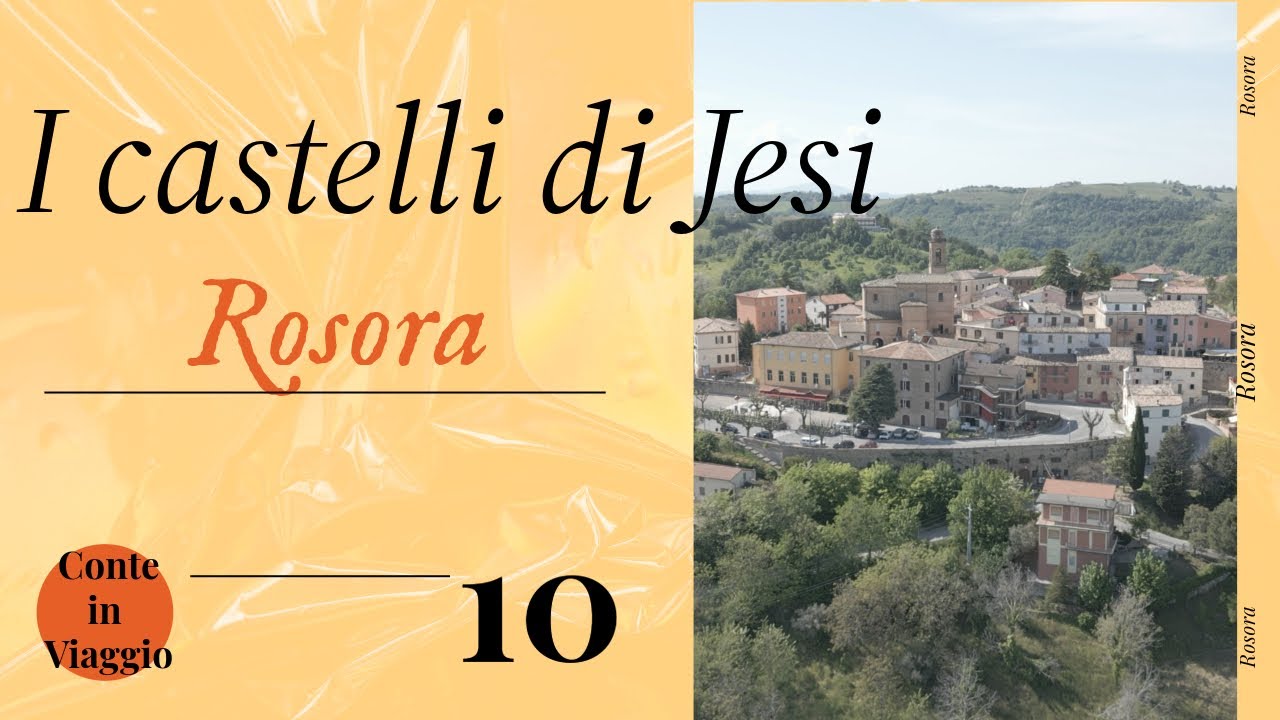 Borgo di Rosora, Ancona, Marche, video in 4K
