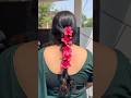 New Floral Hair Look #viral #fyp #shorts #fashion #beauty #hairstyle #gajrahairstyle #explore #live