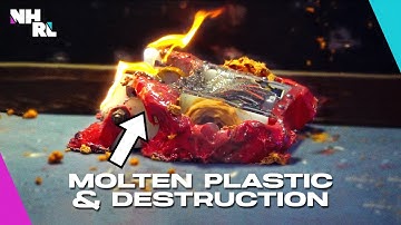 Fighting a flamethrower with a 3D printer plastic robot ends in disaster. Mixtape v Hurt Caboose