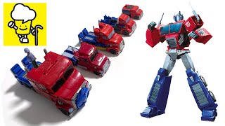 Transformers Earthspark Optimus Prime Tacticon Figure Warrier Class Deluxe Class トランスフォーマー 變形金剛