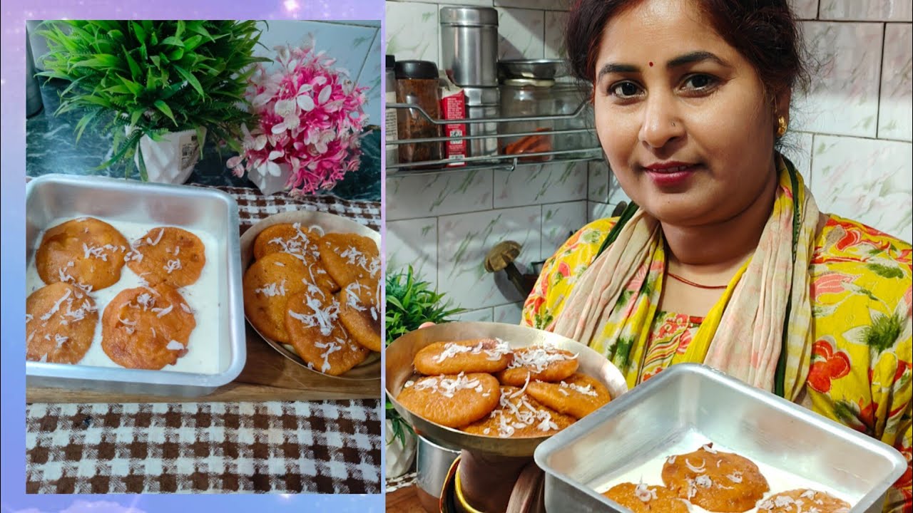 Carrot Malpua With Rabri/ Bacche ko Pata Hi Nhi Chala Kis cheez Se Bani Hai 😋