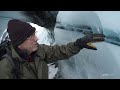 A winter walk at Matanuska Glacier