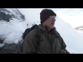 A winter walk at Matanuska Glacier