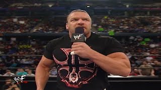 Triple H Before WrestleMania X8! SMACKDOWN! 14/3/02 (1/2)