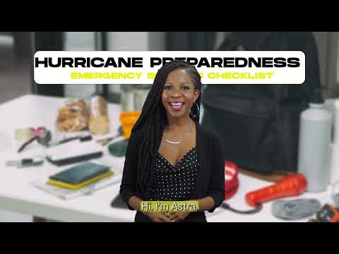 Astra presents a Hurricane Preparedness Checklist