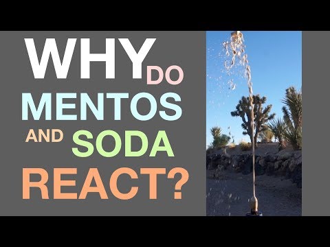 Videó: Miért reagál a Mentos és a Diet Coke?