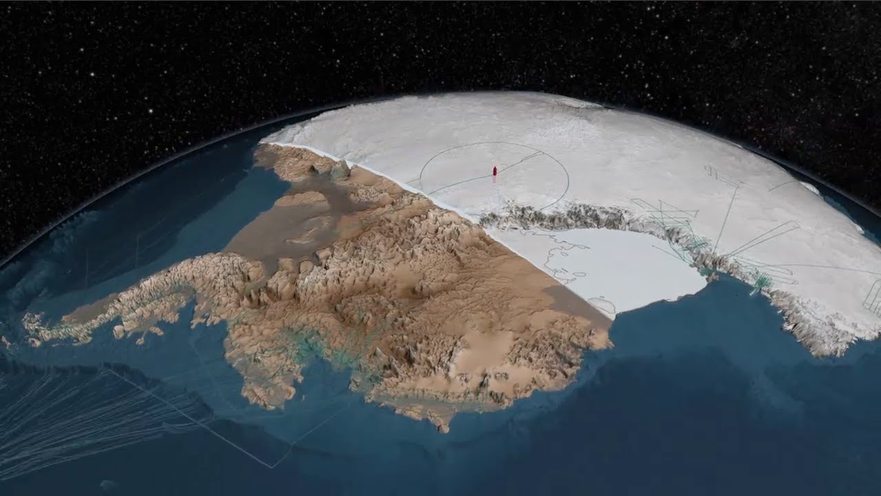 Antarctica Topografische Kaart: Ontdek het onontdekte continent met ...