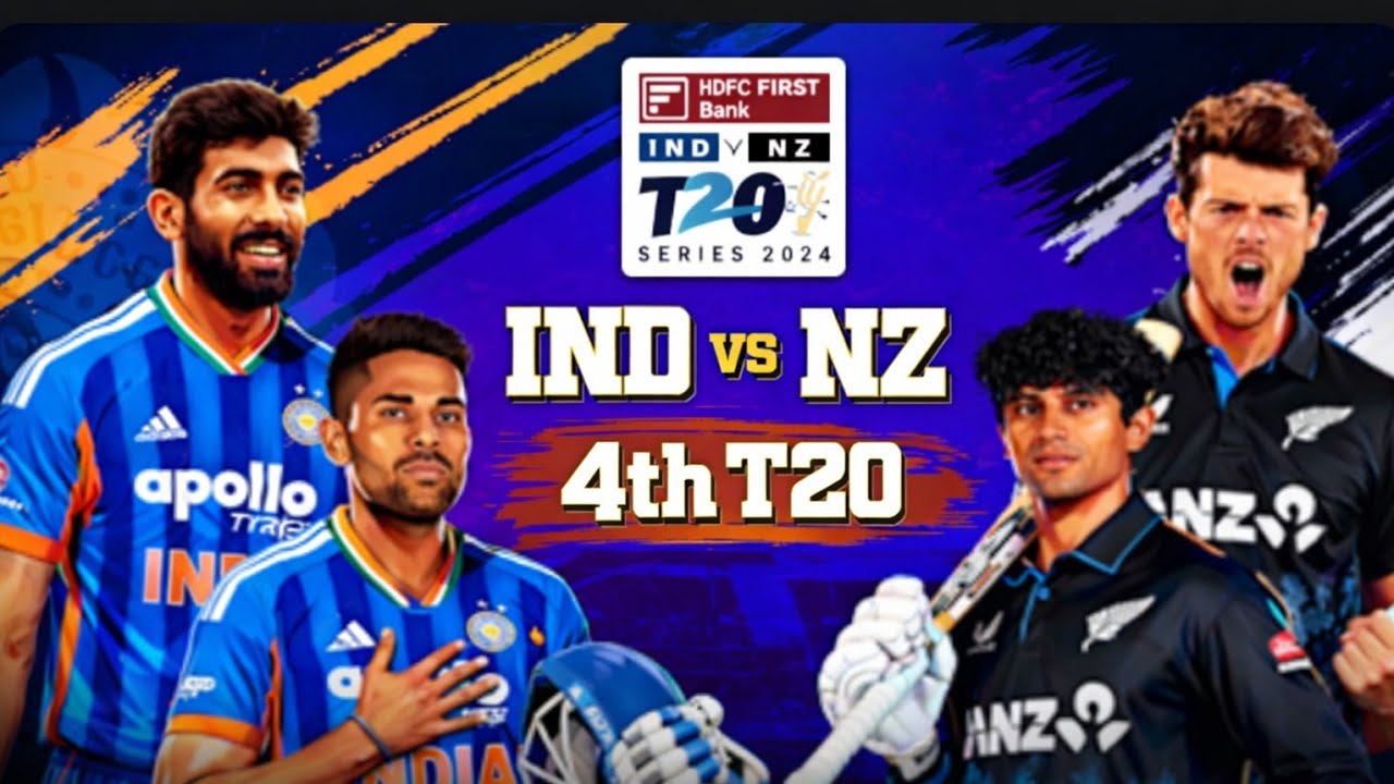IND vs NZ: 4th T20 live match 