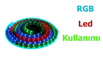 Arduino RGB Şerit Led Kullanımı | Arduino Şerit Led Yakma